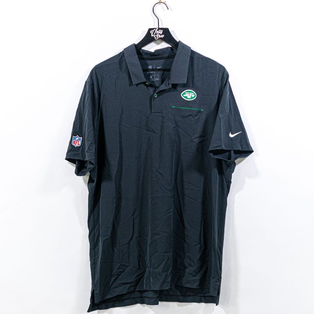 NIKE NFL New York Jets Performance Polo Shirt XL Team Issue Football